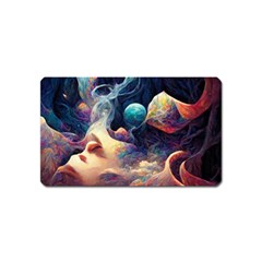 Quantum Physics Dreaming Lucid Magnet (name Card) by Ravend