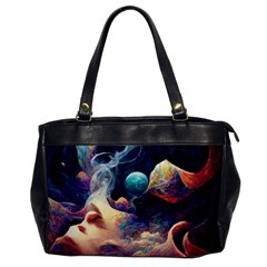 Quantum Physics Dreaming Lucid Oversize Office Handbag by Ravend