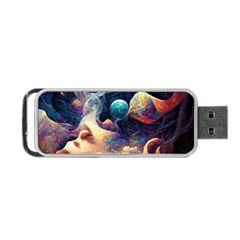 Quantum Physics Dreaming Lucid Portable Usb Flash (two Sides) by Ravend