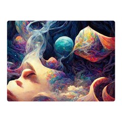 Quantum Physics Dreaming Lucid Double Sided Flano Blanket (mini) by Ravend