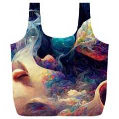 Quantum Physics Dreaming Lucid Full Print Recycle Bag (xxl) by Ravend