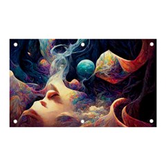 Quantum Physics Dreaming Lucid Banner And Sign 5  X 3  by Ravend