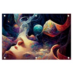 Quantum Physics Dreaming Lucid Banner And Sign 6  X 4  by Ravend