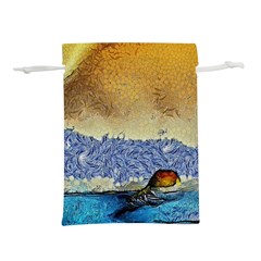 Abstract Painting Art Texture Lightweight Drawstring Pouch (s) by Ravend