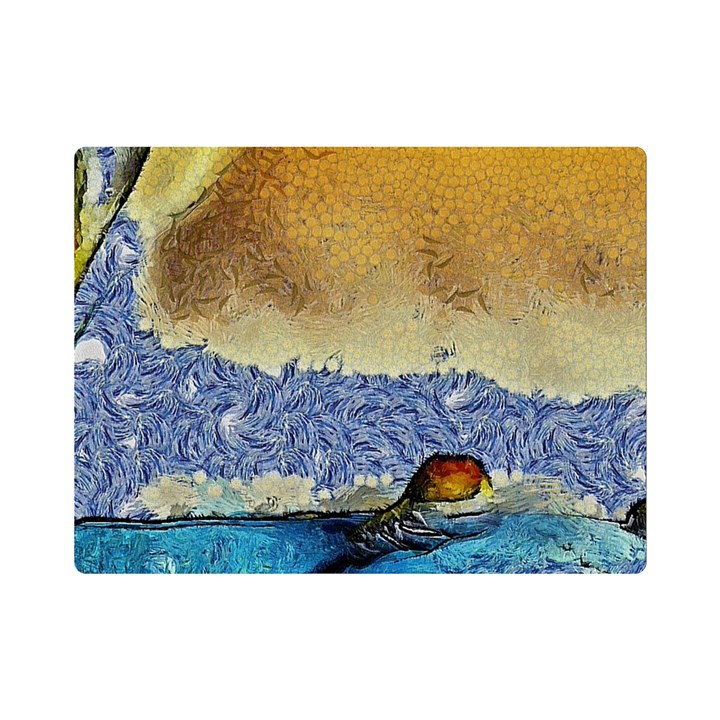 Abstract Painting Art Texture Flano Blanket (Mini)