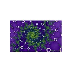 Fractal Spiral Abstract Background Sticker (rectangular)