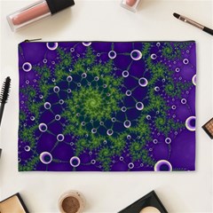 Fractal Spiral Abstract Background Cosmetic Bag (xl) by Ravend