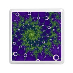 Fractal Spiral Abstract Background Memory Card Reader (square) by Ravend