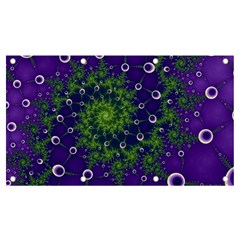 Fractal Spiral Abstract Background Banner And Sign 7  X 4  by Ravend