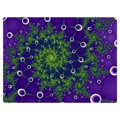 Fractal Spiral Abstract Background Flano Blanket (extra Small) by Ravend