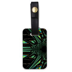 Art Pattern Abstract Design Luggage Tag (one Side) by Ravend