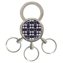 Flowers Daisies Spring Summer 3-ring Key Chain by Ravend