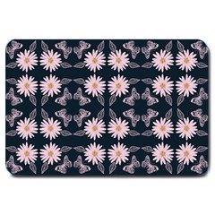 Flowers Daisies Spring Summer Large Doormat by Ravend