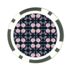 Flowers Daisies Spring Summer Poker Chip Card Guard by Ravend