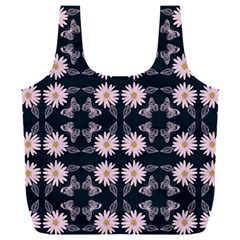 Flowers Daisies Spring Summer Full Print Recycle Bag (xxl) by Ravend