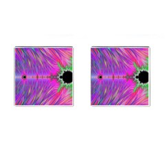 Fractal Fractals Abstract Art Cufflinks (square) by Ravend