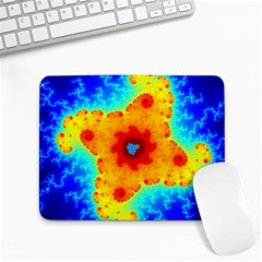 Fractal Starfish Mandelbrot Blue Small Mousepad