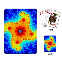 Fractal Starfish Mandelbrot Blue Playing Cards Single Design (rectangle) by Ravend