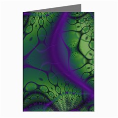 Fractal Abstract Art Pattern Greeting Cards (pkg Of 8)