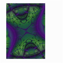 Fractal Abstract Art Pattern Large Garden Flag (two Sides) by Ravend