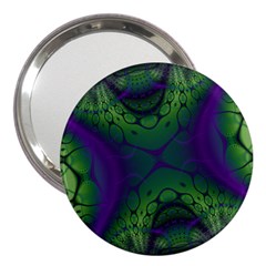 Fractal Abstract Art Pattern 3  Handbag Mirrors