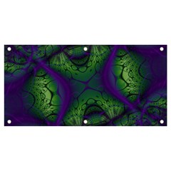 Fractal Abstract Art Pattern Banner And Sign 4  X 2  by Ravend