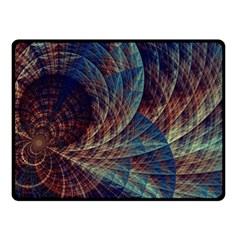 Fractal Abstract Art Fleece Blanket (small) by Ravend