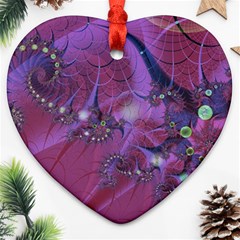 Fractal Math Abstract Abstract Art Ornament (heart)