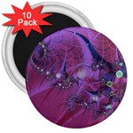 Fractal Math Abstract Abstract Art 3  Magnets (10 pack)  Front