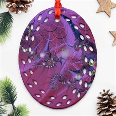 Fractal Math Abstract Abstract Art Ornament (oval Filigree)