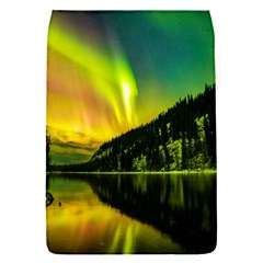 Scenic View Of Aurora Borealis Stretching Over A Lake At Night Removable Flap Cover (s) by danenraven