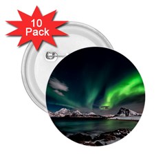 Aurora Borealis Photo 2 25  Buttons (10 Pack)  by danenraven