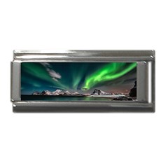 Aurora Borealis Photo Superlink Italian Charm (9mm) by danenraven