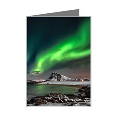 Aurora Borealis Photo Mini Greeting Card