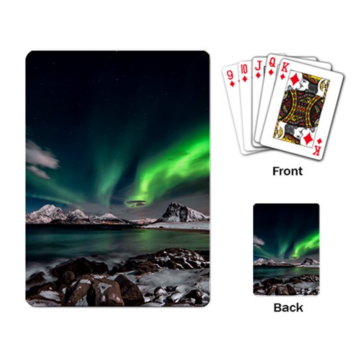 Aurora Borealis Photo Playing Cards Single Design (Rectangle)