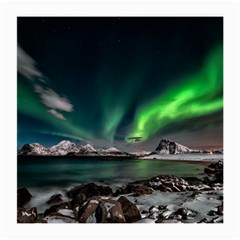 Aurora Borealis Photo Medium Glasses Cloth (2 Sides) by danenraven