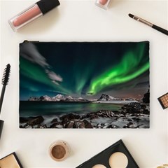 Aurora Borealis Photo Cosmetic Bag (large) by danenraven