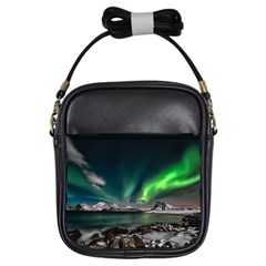 Aurora Borealis Photo Girls Sling Bag by danenraven