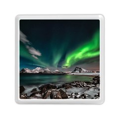 Aurora Borealis Photo Memory Card Reader (square) by danenraven