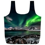 Aurora Borealis Photo Full Print Recycle Bag (XL) Front