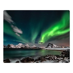 Aurora Borealis Photo Double Sided Flano Blanket (large) by danenraven