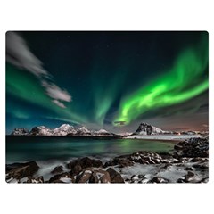 Aurora Borealis Photo Double Sided Flano Blanket (extra Small)