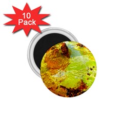 Lake Dallol In Danakil Depression Ethiopia 1 75  Magnets (10 Pack)  by danenraven