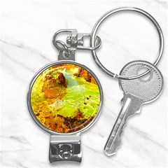 Lake Dallol In Danakil Depression Ethiopia Nail Clippers Key Chain