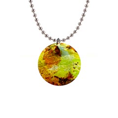 Lake Dallol In Danakil Depression Ethiopia 1  Button Necklace by danenraven