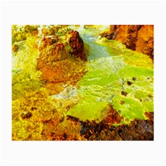 Lake Dallol In Danakil Depression Ethiopia Small Glasses Cloth (2 Sides) by danenraven