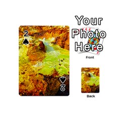 Lake Dallol In Danakil Depression Ethiopia Playing Cards 54 Designs (mini) by danenraven