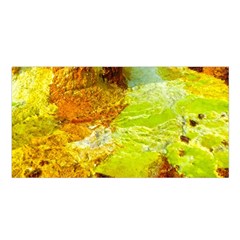 Lake Dallol In Danakil Depression Ethiopia Satin Shawl 45  X 80  by danenraven