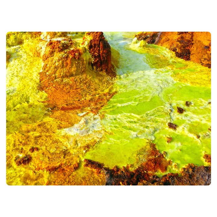 Lake Dallol In Danakil Depression Ethiopia Flano Blanket (Extra Small)