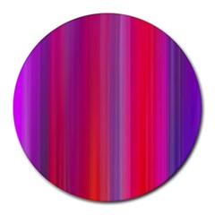 Multicolored Abstract Linear Print Round Mousepad by dflcprintsclothing